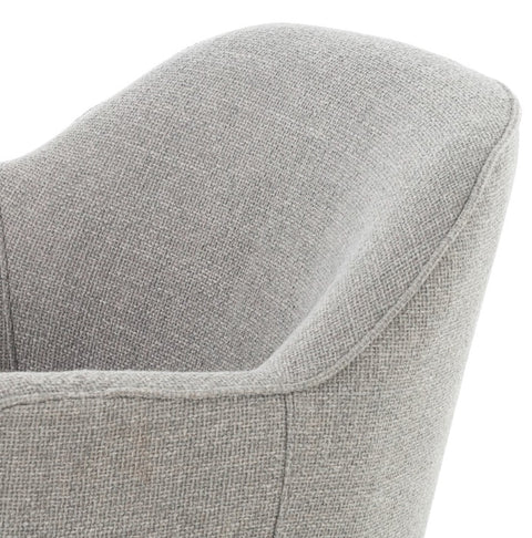 Aurora Swivel Chair - Gibson Silver