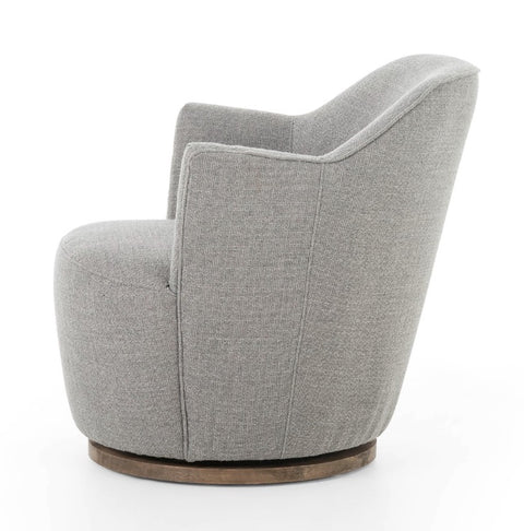 Aurora Swivel Chair - Gibson Silver