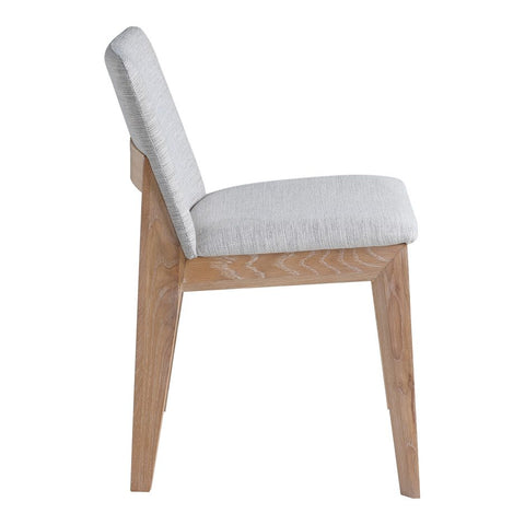 Deco Oak Dining Chair Light Grey