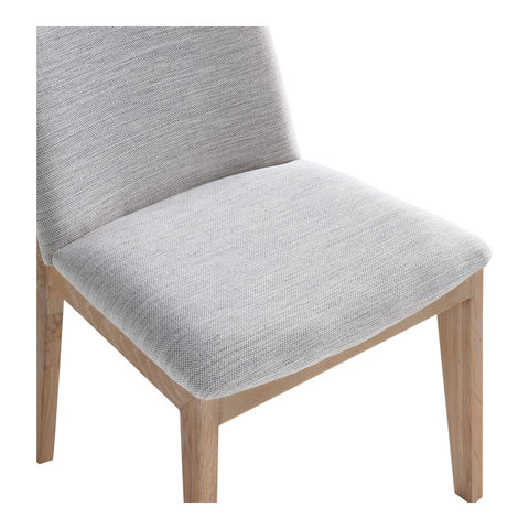 Deco Oak Dining Chair Light Grey