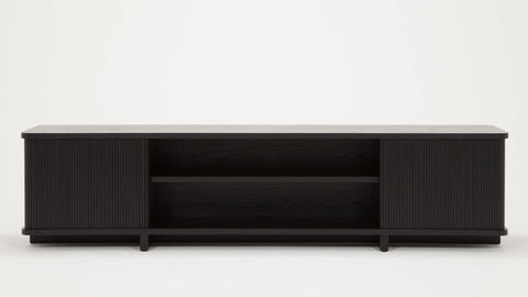 Tambour Credenza - Black