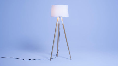 Axle Floor Lamp - White