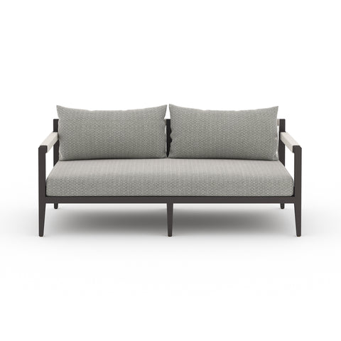 Sherwood Outdoor Sofa-63"-Bronze/Faye Ash