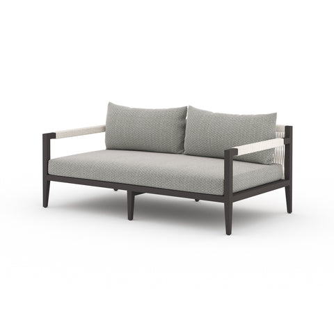 Sherwood Outdoor Sofa-63"-Bronze/Faye Ash