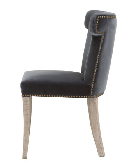 Celina Dining Chair - Dark Dove Velvet