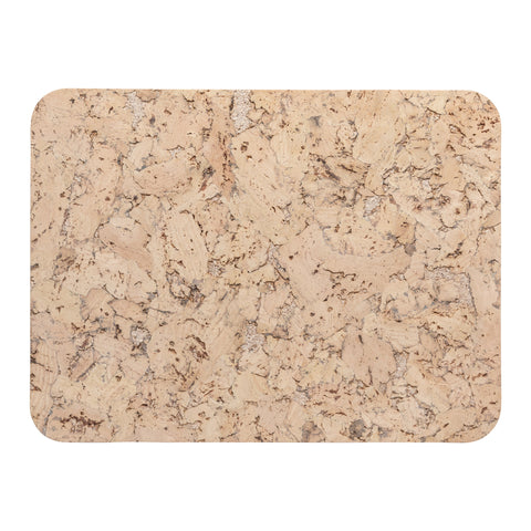 Cork rectangular placemats set - 40 cm | 16'' - White-natural