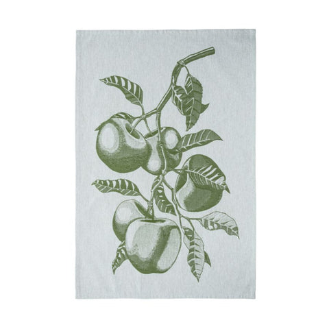 Kitchen Towels - Fruits Set 2 - Forest green L
