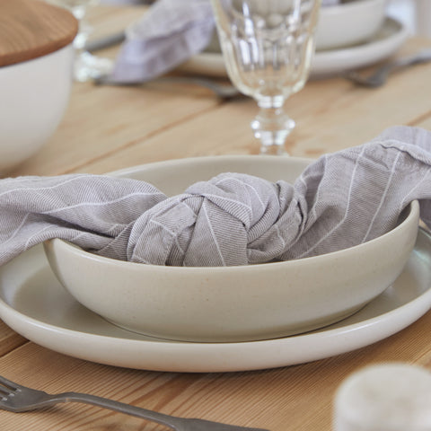 Lucca Napkin - Dove grey