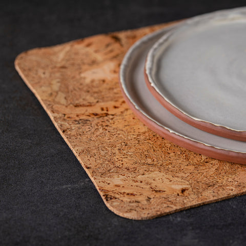 Rectangular placemats - 40 cm | 16'' - Iceberg natural