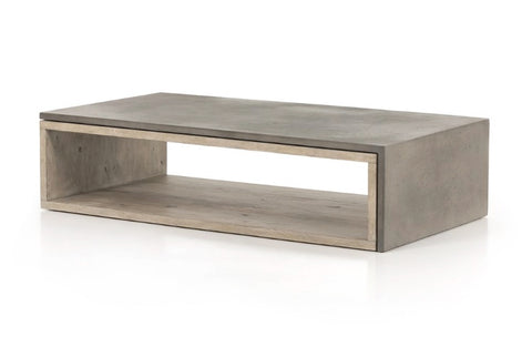 Faro Coffee Table - Dark Grey Concrete