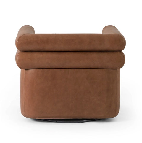 Evie Swivel Chair - Palermo Cognac