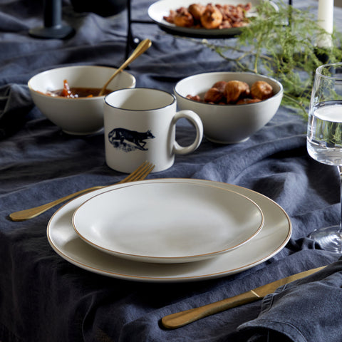 Augusta  Salad/dessert plate - 21 cm | 8'' - Natural-gold