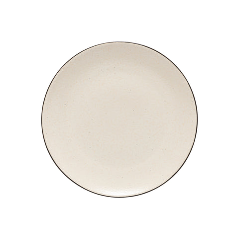 Augusta  Dinner plate - 27 cm | 11'' - Natural-black