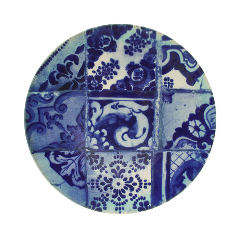 Lisboa  Charger plate/platter - 34 cm | 13'' - Blue tile