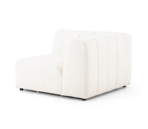 Langham Channeled Corner Piece - Fayette Cloud