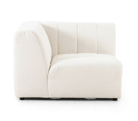 Langham Channeled Corner Piece - Fayette Cloud