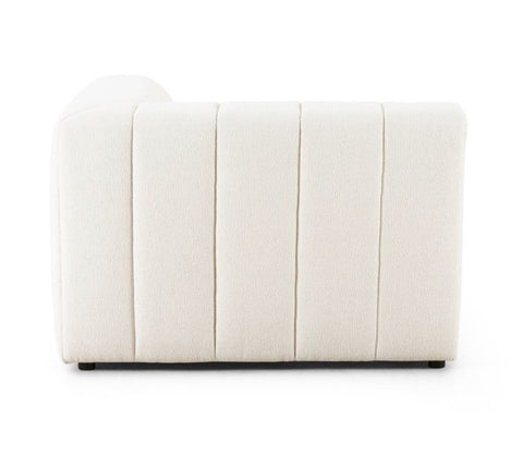 Langham Channeled Corner Piece - Fayette Cloud