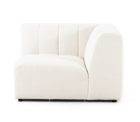 Langham Channeled Corner Piece - Fayette Cloud