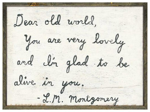 Dear Old World