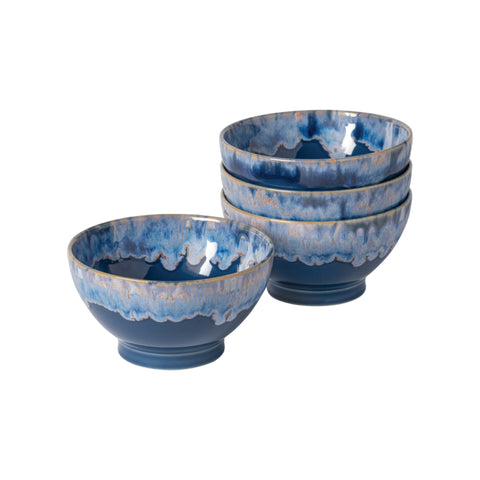 Latte Bowls  Set 4 latte bowls - 15 cm | 6'' - Denim