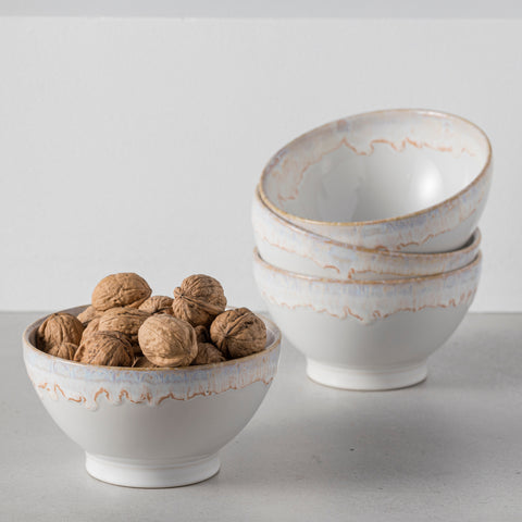 Latte Bowls  Set 4 latte bowls - 15 cm | 6'' - White