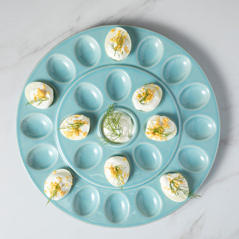 Cook & Host Egg platter - 34 cm | 13'' - Robin's Egg blue