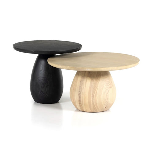 Merla Wood Bunching Table - Light Natural