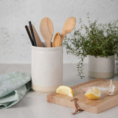 Fattoria Utensil holder - 18 cm | 7'' - White