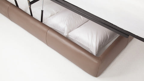 Cello Storage Bed - Leather