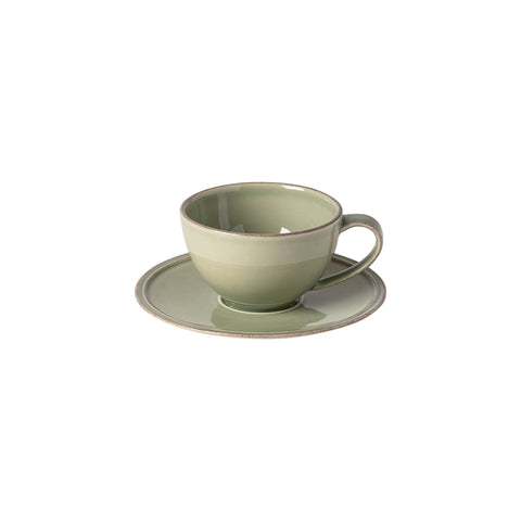 Friso  Tea cup and saucer - 0.26 L | 9 oz. - Sage green