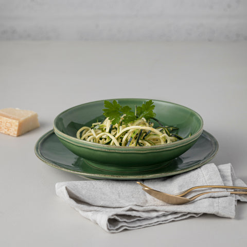 Fontana Soup/pasta bowl - 23 cm | 9'' - Forest green