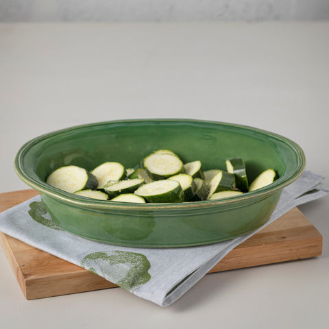 Fontana Oval baker - 40 cm | 16'' - Forest green
