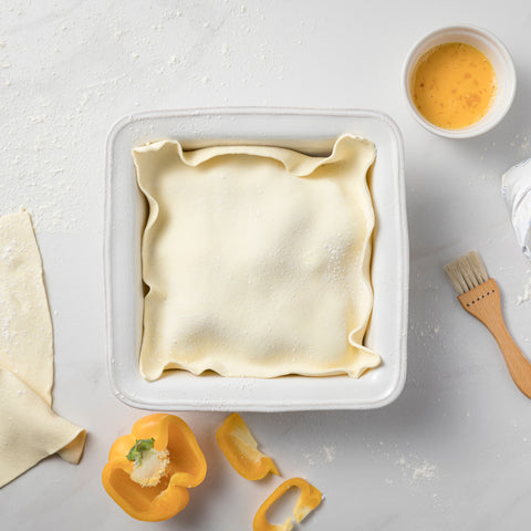 Fontana Sq. baker - 27 cm | 11'' - White