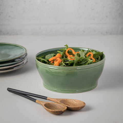 Fontana Serving bowl - 24 cm | 10'' - Forest green