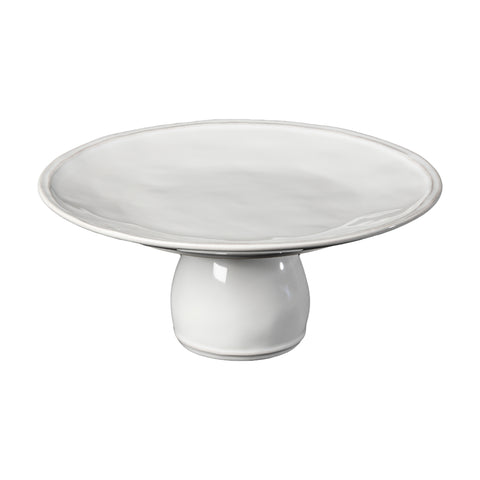 Fontana Footed plate - 28 cm | 11'' - White