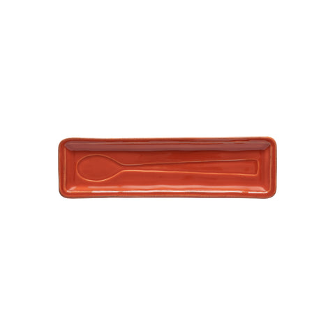 Fontana Spoon rest - 28 cm | 11'' - Paprika