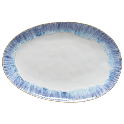 Brisa  Oval platter - 41 cm | 16'' - Ria blue
