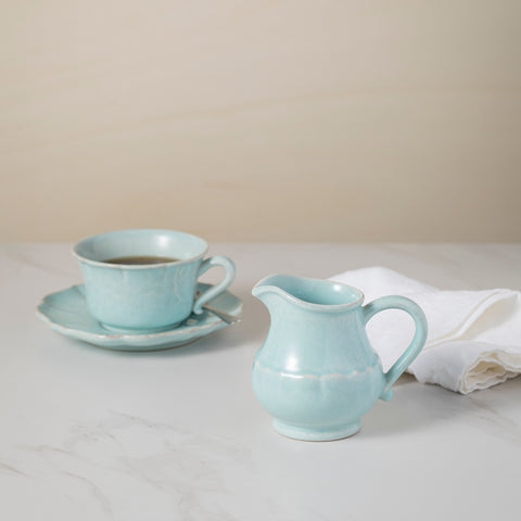 Impressions Jumbo cup and saucer - 0.38 L | 13 oz. - Robin's Egg blue