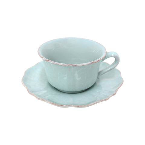 Impressions Jumbo cup and saucer - 0.38 L | 13 oz. - Robin's Egg blue