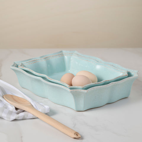 Impressions Rect. baker - 35 cm | 14'' - Robin's Egg blue