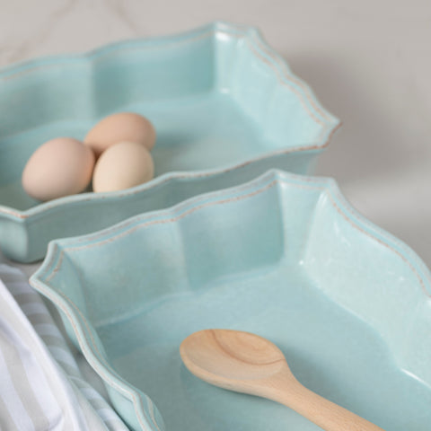 Impressions Rect. baker - 35 cm | 14'' - Robin's Egg blue