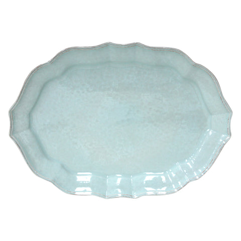 Impressions Oval platter - 46 cm | 18'' - Robin's Egg blue