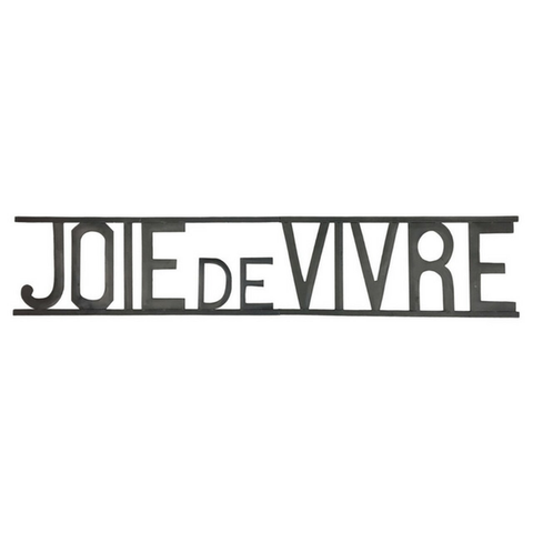 Joie de Vivre - Mercantile Sign
