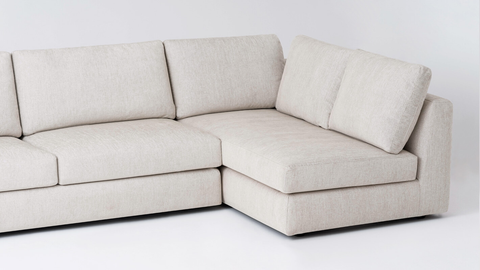Cello 2-Piece Sectional Sofa with Full Arm Chaise - Fabric
