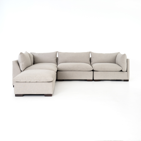 Westwood 4Pc RAF Sectional w/ Ottoman-Bennett Moon
