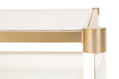 Nouveau Coffee Table -Brushed Brass