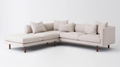 Replay 2-Piece Sectional Sofa With Backless Chaise - Fabric