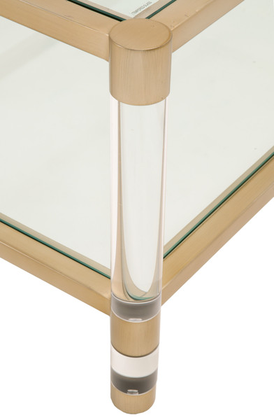 Nouveau Coffee Table -Brushed Brass