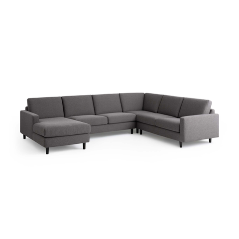 Oskar 4-Piece Sectional Sofa with Chaise - Fabric