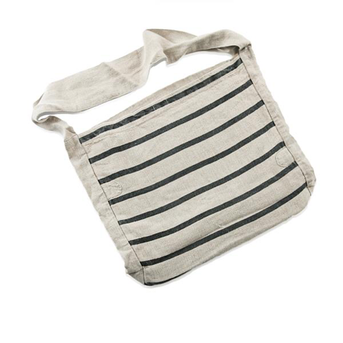 Stripe Messenger Bag